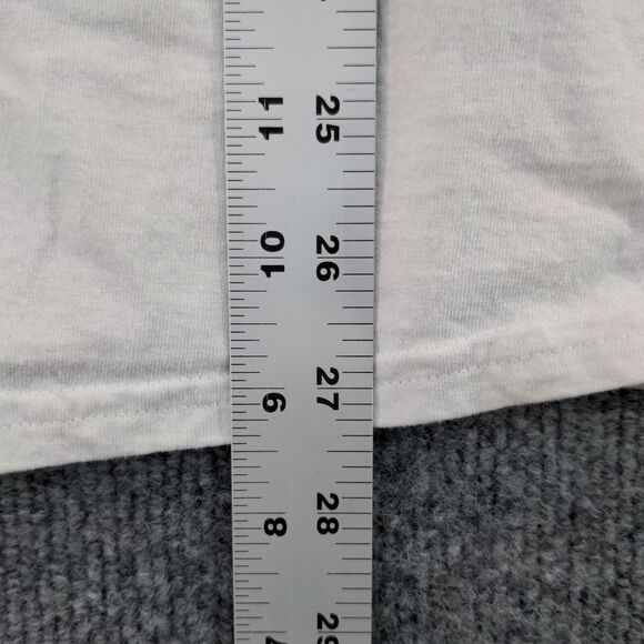 Retro 2021 Top Gun Graphic Print T-Shirt Mens L Short Sleeve White Crew Neck - Picture 10 of 11